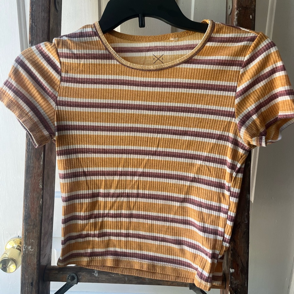 Pacsun Basics Striped Baby Tee